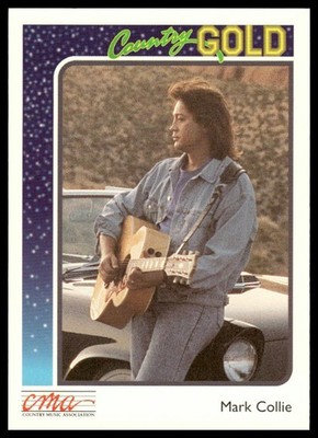 Mark Collie 1992 Sterling Country Gold #58 Trading Card