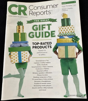 #ad 2016 December Consumer Reports Magazine Gift Guide MH681 $9.60