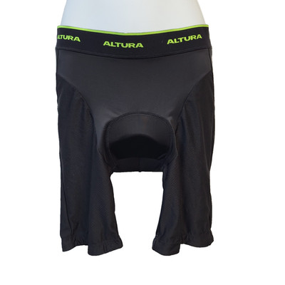 Altura schwarze taillierte Radhose Hose UK Damengröße 14 W32 GG833