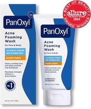 PanOxyl 10 Benzoyl Peroxide Acne Foaming Wash, 5.5 Ounce Pack of 1 