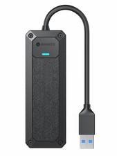 5Gbps Super Speed Data 4 IN 1 USB 3.0 Hub USB Splitter USB Expander/Extender BK
