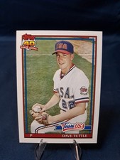 1991 Topps Traded - Dave Tuttle #122T Collector's Edition (Tiffany) (RC)