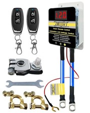 Car battery disconnect kill switch remote control anti theft