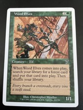Wood Elves - 7th Edition #284 Regular magic mtg