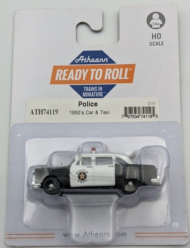 Athearn 74119 HO Police años 50 sedán listo para usar | Condition: New