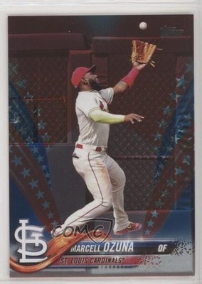 2018 Topps Update Independence Day 20/76 Marcell Ozuna #US73 8vc
