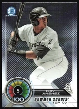 2018 Bowman Eloy Jimenez #BTP-5 Bowman Chrome Scouts' Top 100 Chicago White Sox