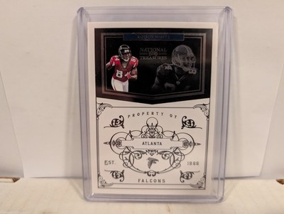 2010 NATIONAL TREASURES RODDY WHITE BASE #/99 ATLANTA FALCONS RARE SP