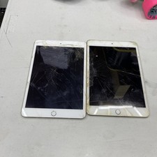 Apple iPad Mini 4 Lot Of 2 A1550  A1600 -For Parts Or Repair Untested Bundle