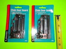  2 OIL RUBBED BRONZE Finish Ultra Hardware Security Chain Lock Door Guard 29022