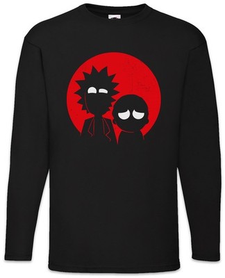 R and M Langarm T-Shirt Rick Sanchez Beth And Smith Adventures Comic Serie Kult
