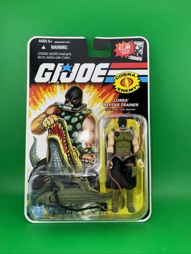 2008 25th Anniversary Gi Joe Comic Series Cobra Reptile Trainer Croc Master New