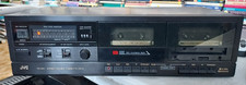 Vintage JVC TD-W11J Stereo Double Cassette Deck - Powers On / Parts Only B-3