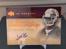 LaRon Landry 2007 UD Premier Penmanship Bronze /75 PP-LL Auto RC