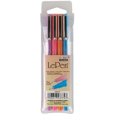 Uchida Le Pen .03mm Point 4/Pkg-Fluorescent