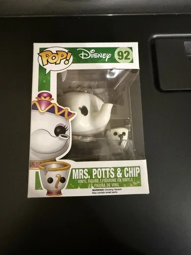 Funko Pop! Disney Mrs. Potts Chip Vinyl Figure #92 Beauty and the Beast