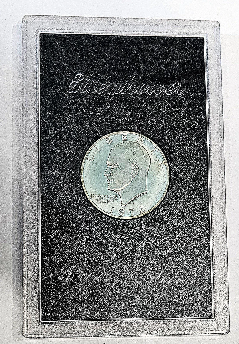 U.S. Mint Certified Proof 1972 Eisenhower Dollars (1971-1978) for