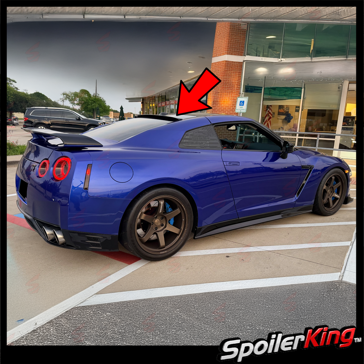 Rear Window Roof Spoiler Fits Nissan GTR R35 2009-2024 SpoilerKing