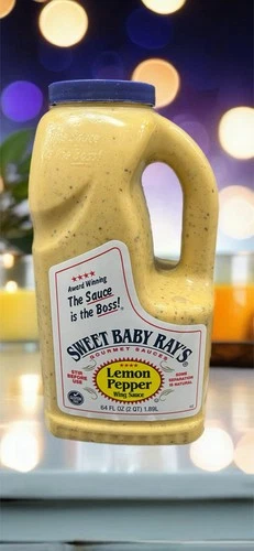 Sweet Baby Ray's 0.5 Gallon Lemon Pepper Wing Sauce and Glaze