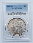 1887-O Morgan Silver Dollar PCGS MS64 - T096