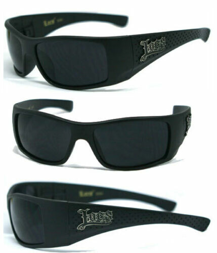 10 PACK Sunglasses In Bulk | LOCS 9003 Blue BANDANA Black Sunglasses