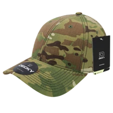 2/3/5/10 Pack Of Decky Unisex Structured MULTICAM L/C Cap - 6301