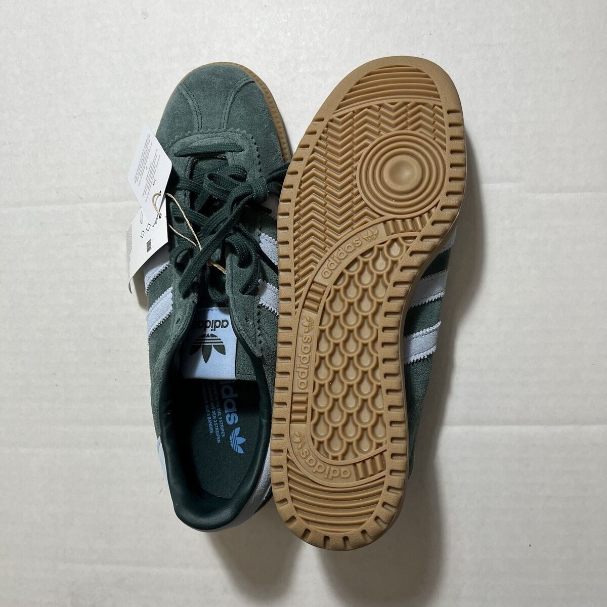 Adidas Bermuda Suede Shoes Sz 8.5 BRMD Mineral Green-Clear Adidas Bermuda Suede Shoes Sz 8.5 BRMD Mineral Green-Clear
