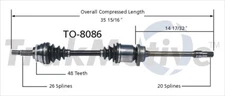 For Toyota Celica 00-05 GT GTS FWD Front Pass Right CV Axle Shaft SurTrack