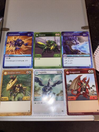 Bakugan Cards, Decent Condition, Unstoppable, Vicerox/ultra, Hydro Blast, + More - Picture 1 of 14
