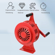 120dB Handsirene Aluminium Sirene Handkurbel Einklappbar Alarmsirene SY-200A Rot