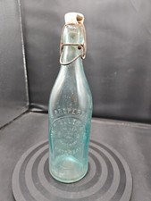 Wm T. Allen Paterson NJ Swing Blue Top Beer Live And Let Live Ceramic Topper