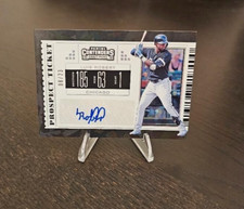 2019 Panini Contenders Prospect Ticket Autographed Luis Roberts Card 8/23