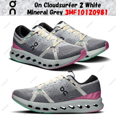 On Cloudsurfer 2 White Mineral Grey 3MF10120981 Men display picture 3