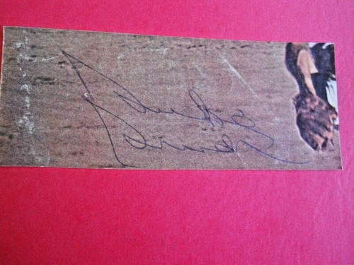 Duke Snider - Cut Autograph from a magazine - Brooklyn Dodgers - outfield - 第 1/1 張圖片