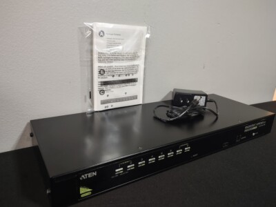 Aten OSD DDC2B CS1308-PH Master View Max 8-Port PS2 USB VGA KVM Switch, *READ* 2