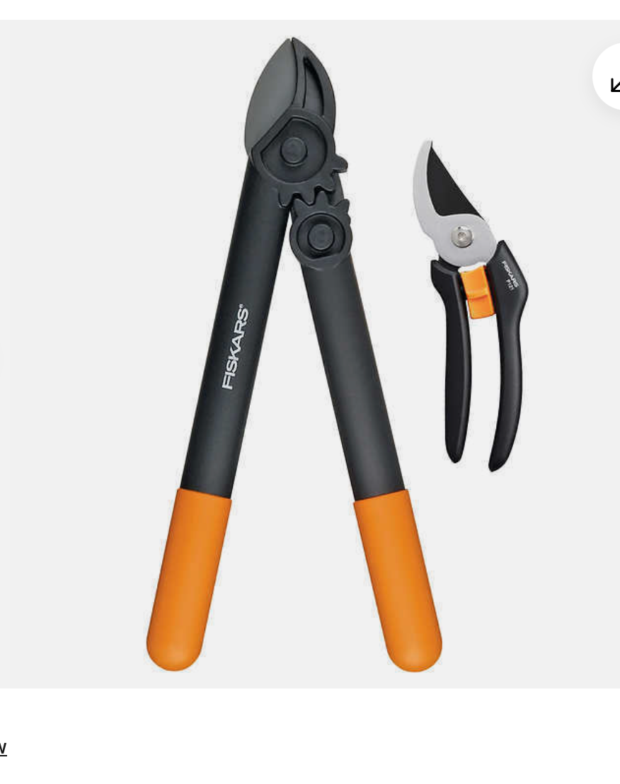 Fiskars 15 inch PowerGear Super Pruner Lopper & Bypass Hand Pruner