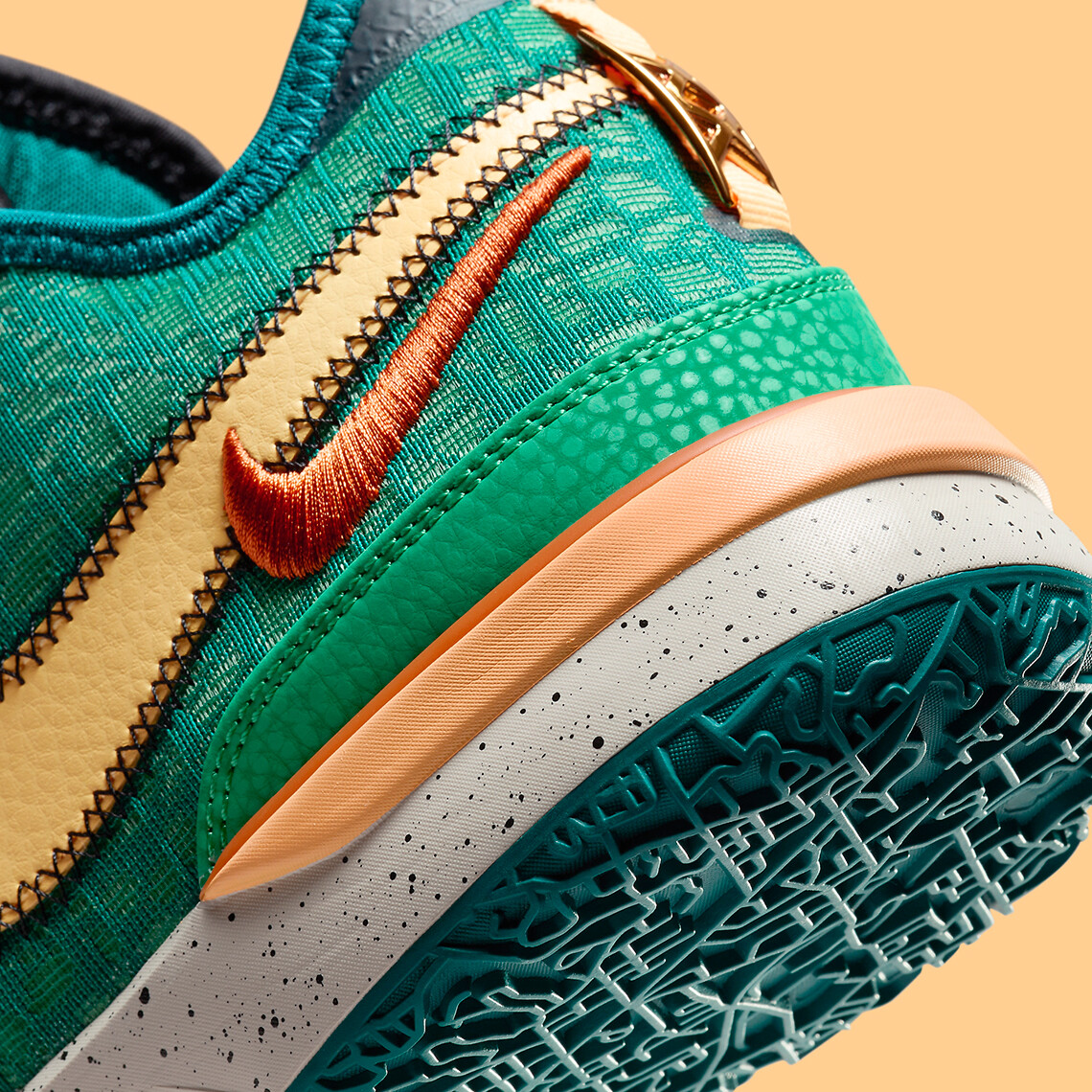 Nike LeBron NXXT Gen Geode Teal Campfire Orange DR8784-301 sz 13