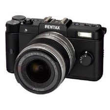 USED Pentax DSLR Q 02Zoom kit Black Excellent FREE SHIPPING