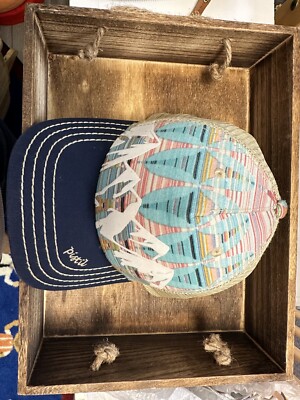 Pistil Women's McKinley Trucker Hat Colorful Mountain Design Adjustable