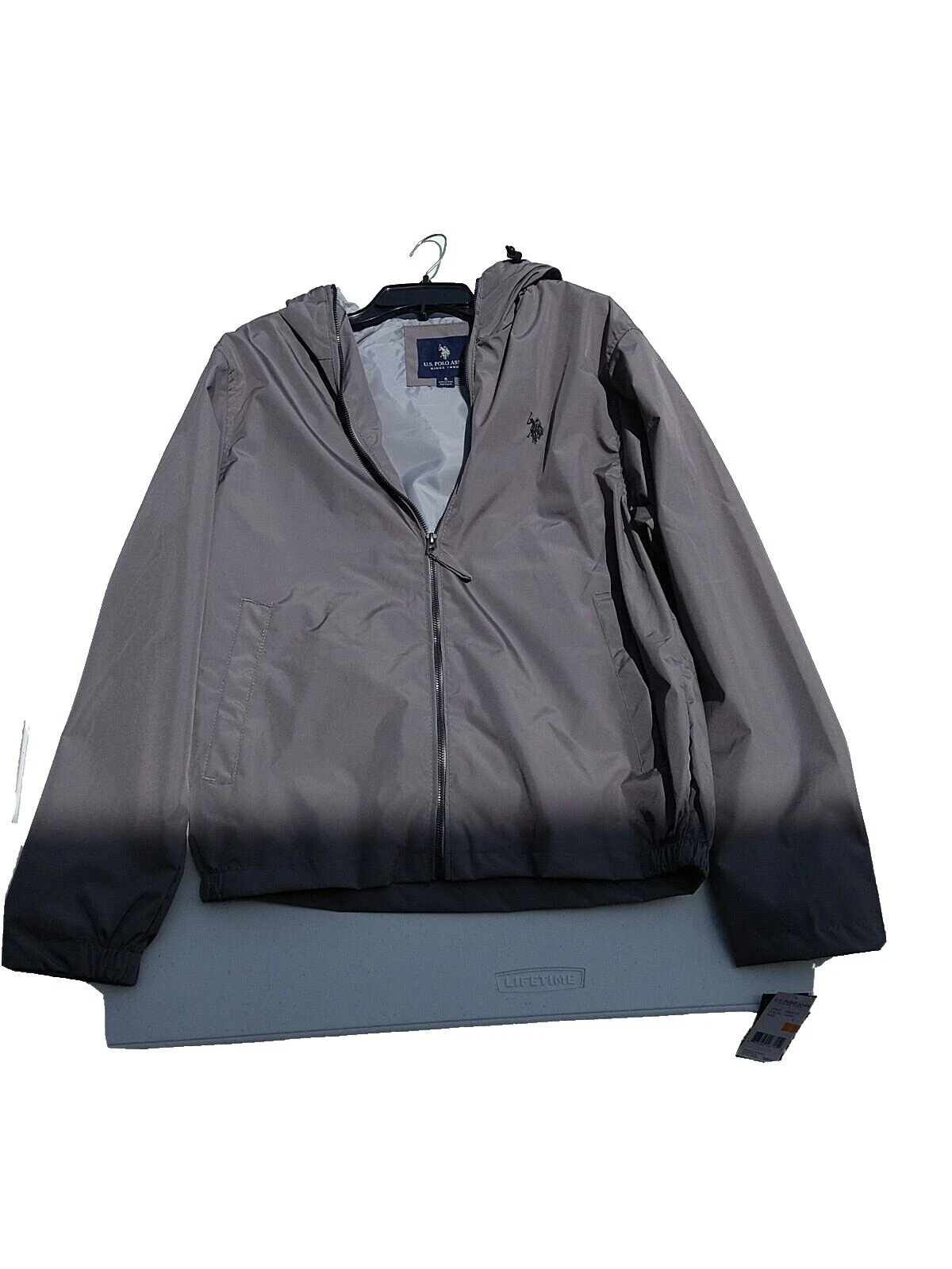 Rompevientos US Polo Assn. sólido abrigos, chaquetas y chalecos para hombres