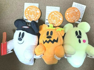 Tokyo Disney Resort Ghost Mickey Shoulder Plush Churro Halloween