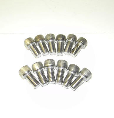 Stainless Steel Allen Head Exhaust Header Bolt Kit 3/4'' Long 12 Pcs. NEW