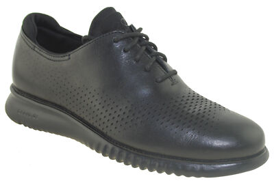 Cole Haan Men's 2.ZeroGrand Lined Laser Wingtip Oxford Black Style C23832