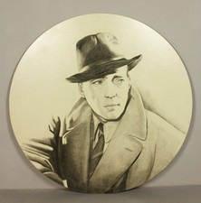  Humphrey Bogart Sign Plaque Wall Art Large Circular 47