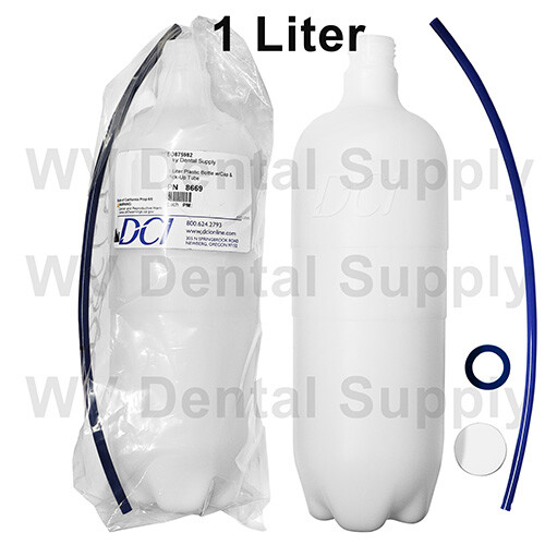 DCI Dental Water Bottles, HeavyDuty Plastic 750ML / 1 / 2 Liter with