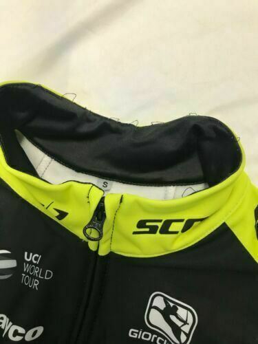 Gilet Polaire Giordana G Shield Pour Homme, Taille S, Noir - Mitchelton Scott, Fermeture éclair Intégrale
