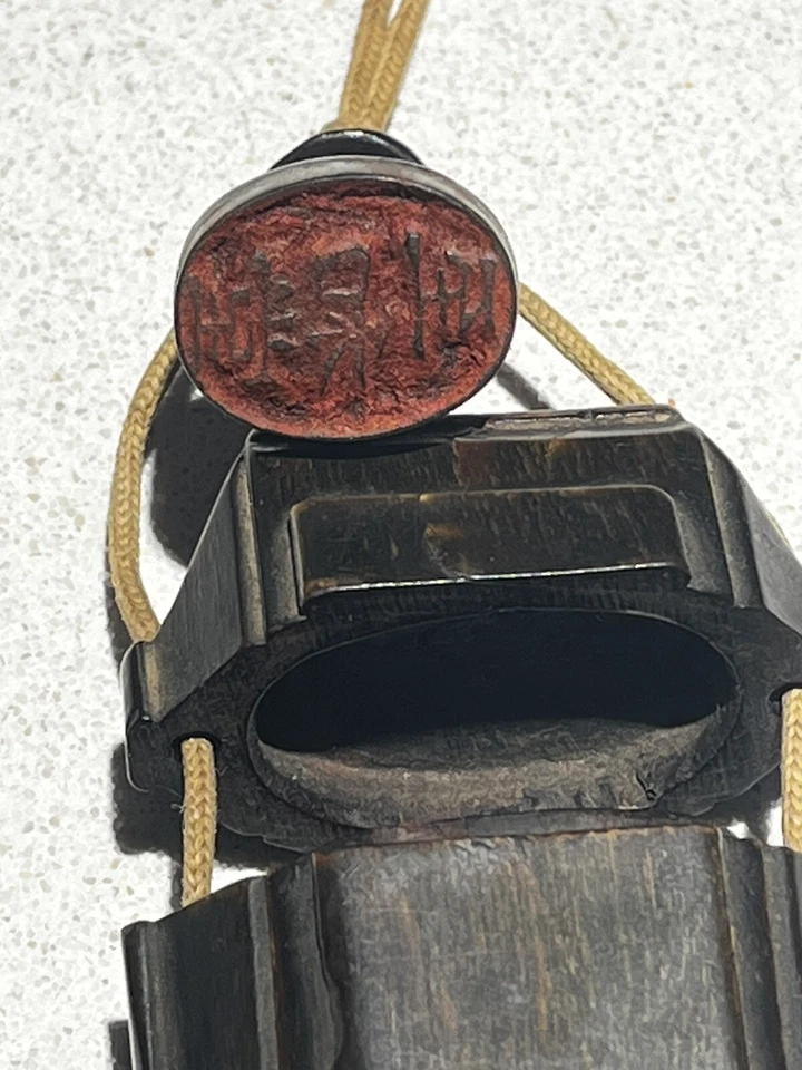 Antiguo sello de cuerno chino Foto 4 de 4