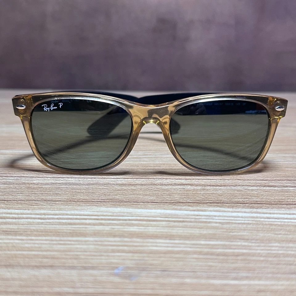 Gafas de sol Ray-Ban Wayfarer RB 2132 bicolor miel + negro - monturas solo 18/145 Foto 2 de 4