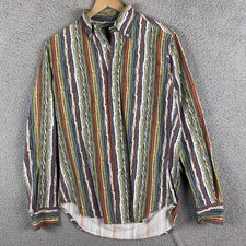 Gitman Bros Vintage Shirt Mens Small Multicolor Stripe Button Down Made USA