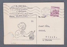 MayfairStamps Boemia e Moravia 1941 Pubblicità Prerau a Prerova cartolina ax